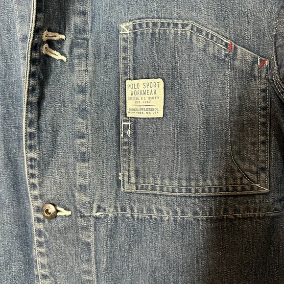 Polo Sport Ralph Lauren Workwear Vintage Denim jacket - Picture 2 of 6